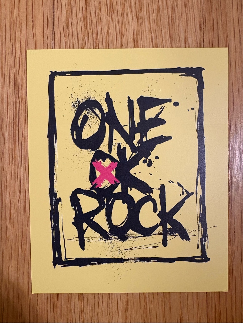 One Ok Rock band logo sticker